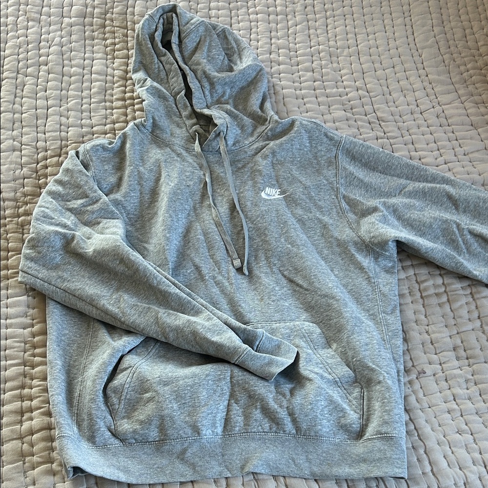 Nike Heather Gray Pullover Hoodie